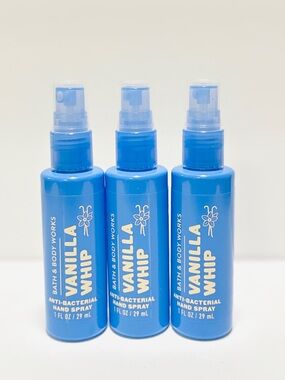 Bath & Body Works Vanilla Whip Hand Spray - Pack of 3